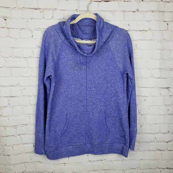 Gap Funnel Neck Slouchy French Terry Kangaroo Pocket Sweatshirt Small - Picture 3 of 8